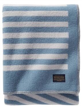 NWT - Pendleton Reed Grey Jacquard Blanket - 90"x90" Queen